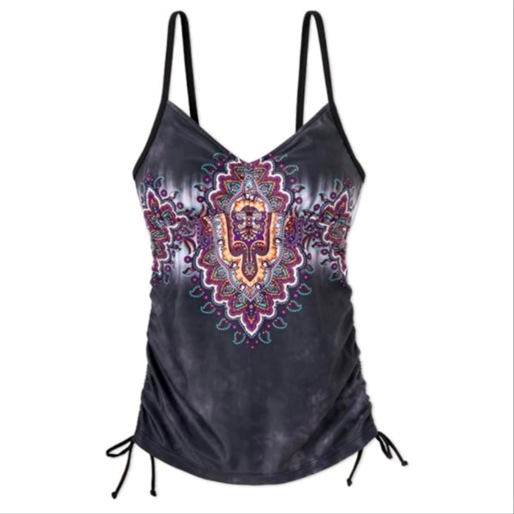 Prana Namaste Tankini Top in Coal